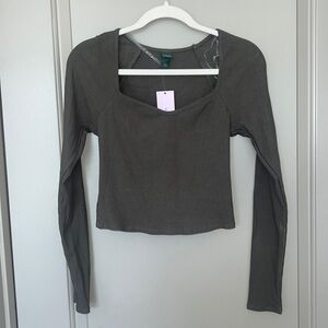 Wild Fable Long sleeve green shirt - Small